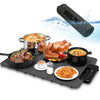 ZAPLIT Warming Mat for Food Silicone Electric Warming Tray with 6 Temperature Settings, Child-Lock, Auto Shut-Off, and 6-Stage Timer, Portable Food