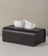 Kazai.? Tissue Box Holder 'Toke' | FSC? Certified Real Wood Veneer | Scandinavian Design Tissue Box Cover & Dispenser | Oak, black