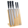 Cooks Professional Precision 5 Piece Knife Set | with Magnetic Bamboo Knife Block | Steel | Chef | Home Kitchen