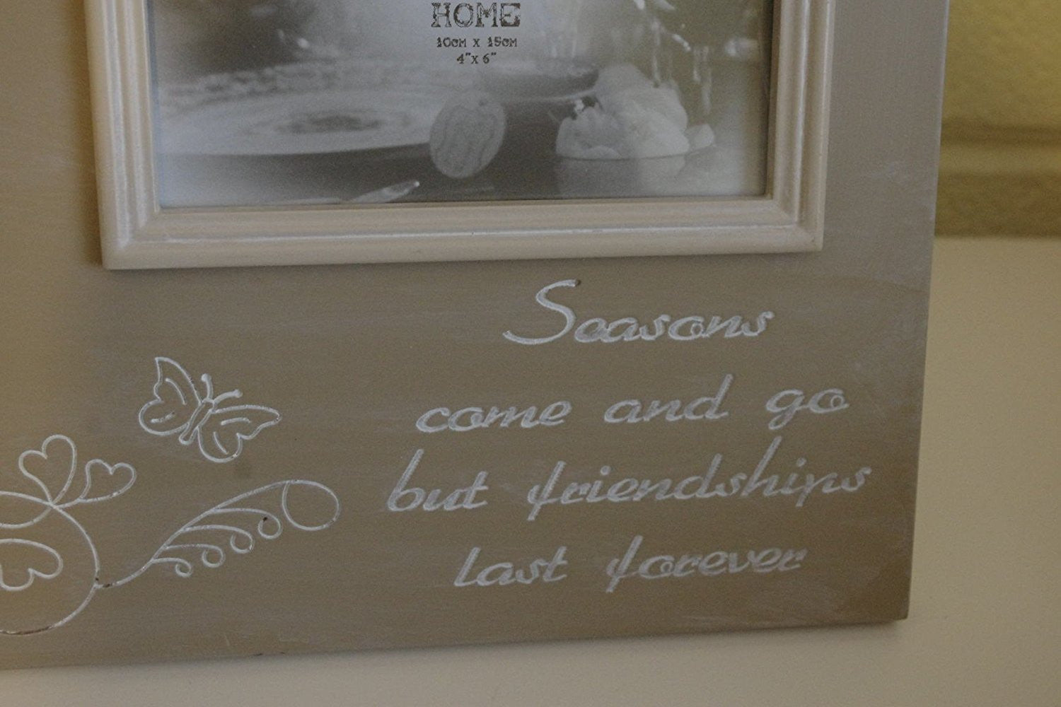 Photo Picture Frame Friendships Last Forever Butterfly Large