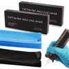 Rayyl 400pcs Large Tattoo Pen Sleeves, 2.5 X 7 inch Disposable Tattoo Machine Bags for Tattoo Kit Supply (Black and Blue)