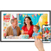 FRAMEO Digital Photo Frame 15.6 Inch Extra Large WiFi Digital Photo Frame with 32 GB 1920 x 1080 IPS HD Touchscreen Desktop &Wall Mounting Share your