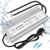 inShareplus LED Power Supply, 24V 400W IP67 Waterproof Outdoor Driver, AC 170-265V to DC 24V 16.6A Low Voltage Transformer, Adapter with 3-Prong Plug