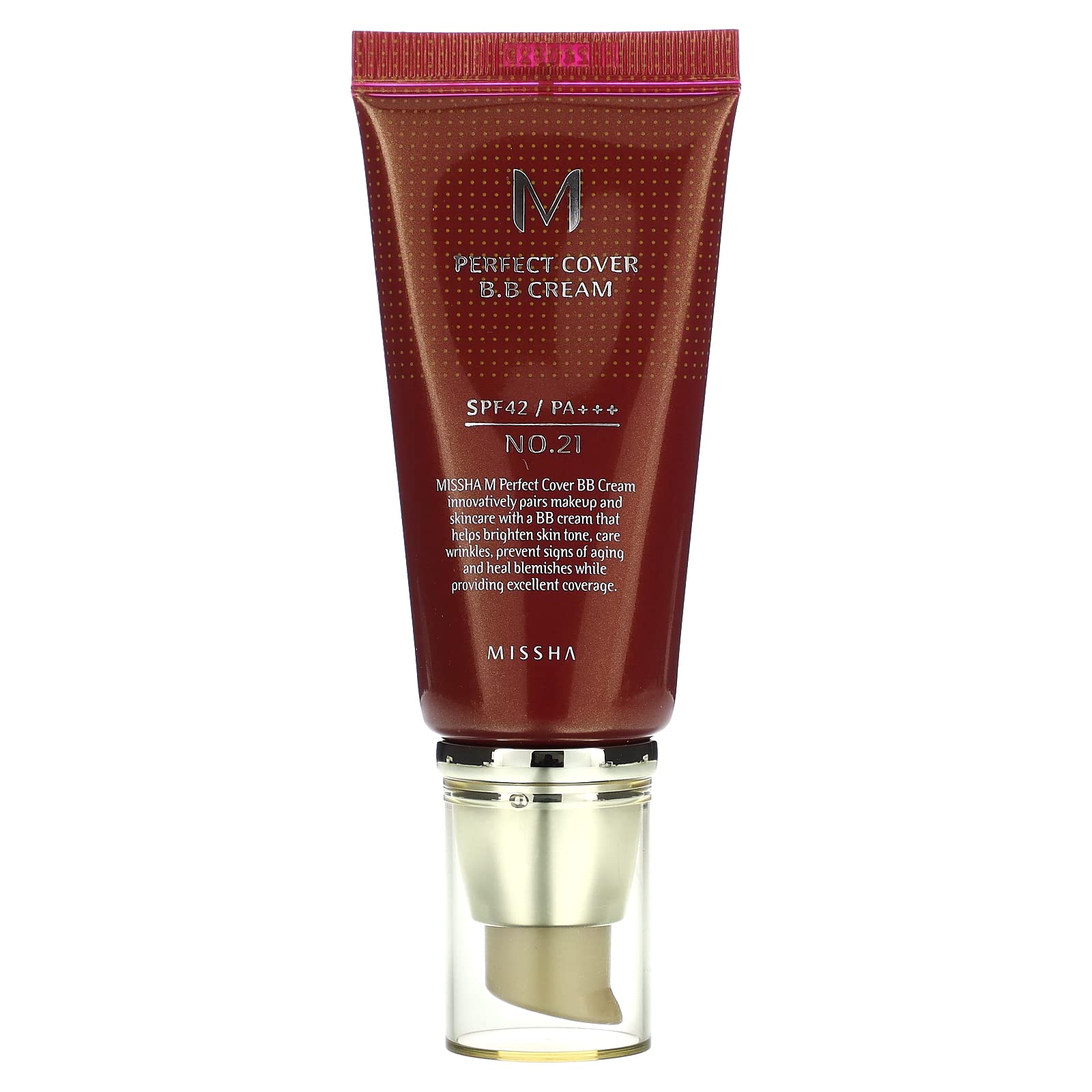 Missha M Perfect Cover B.B Cream Pflege 21 Light Beige 50 ml