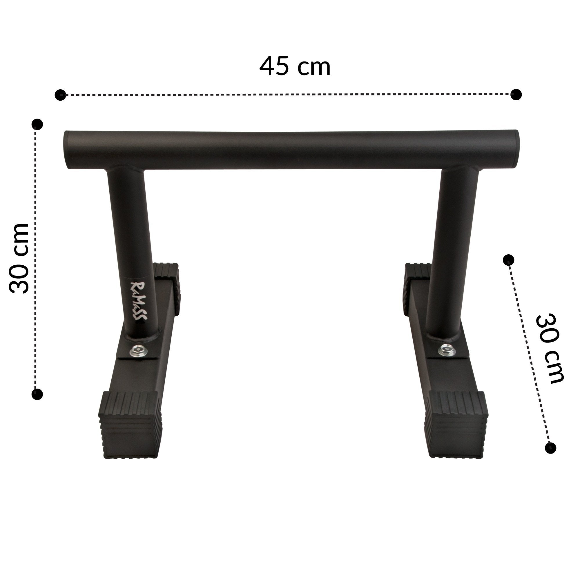 RAMASS Fitness Parallettes, for Gymnastics, Calisthenics, Bodyweight for home gym and commercial use
