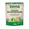 Zeina Blanched Ground Almonds (1Kg) - Almond Flour Naturally Contains Iron, Protein and Fibre for Healthy Cooking, Baking, Smoothies, Paleo and Keto