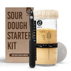 Sourdough Starter Kit, Includes 710 ml Sourdough Starter Jar with Metallic Lid, Silicone Spatula, Feeding Tracker, Extra Thermometer Strips &