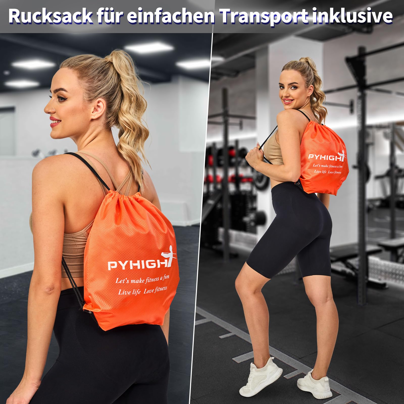 PYHIGH Pull Up Assistance Bands Set 70 LBS - 230 LBS, Long Resistance Bands for Pull Ups Working Out, Gym Workout Bands for men Exercise Muscle