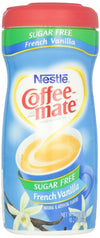 Coffee-Mate Sugar Free Powder, French Vanilla, 10.2 oz by Nestle USA - Pack of 2
