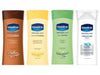 Vaseline Intensive Care Set - 4 x 200ml Non Greasy Body Lotion Bundle. Cocoa Radiant, Essential Healing, Aloe Soothe and Advanced Repair. Heals Dry