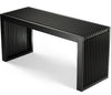Bamboo Dining Bench Black - Versatile Wooden Bench for Hallway, Bathroom, Dining Room & Bedroom - Stylish Benches for Comfortable Seating - Hallway