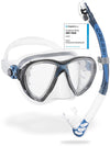 Cressi Big Eyes Evo Alpha Ultra Dry snorkel set snorkel set with snorkel and diving mask waterproof diving mask anti-fog anti-leak tempered glass