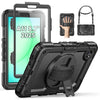 SEYMAC Case for Samsung Galaxy Tab A11 (2025) 8.7 inch, Shockproof with Screen Protector, Hand Strap & Rotating Stand, Shoulder Strap, Protective Case