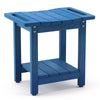 LUE BONA HDPS Shower Benches,Shower Stool for Shaving Legs with Shelf,Waterproof Bath Chair Seat for Bathroom,Weather