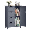 VASAGLE Bathroom Cabinet Narrow Bathroom Cabinet Chest of Drawers with 4 Drawers Adjustable Shelf for Living Room Kitchen Hallway Deep Freestanding