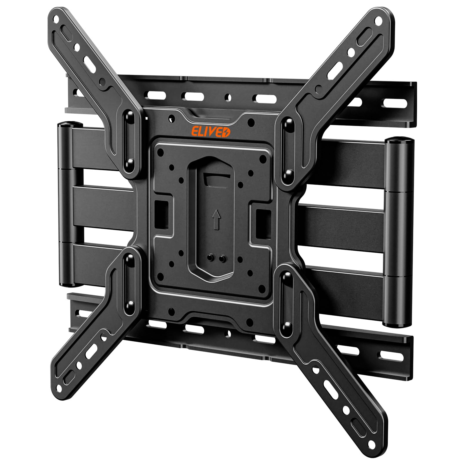 ELIVED Ultra Slim TV Wall Mount for Most 26-60 Inch TVs, Low Profile TV Mount, Full Moiton Wall Mount Bracket Swivel and Tilt, Max VESA 400x400mm,