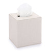 BTSKY Linen Household Office Cube Tissue Paper Holder Square Tissue Box Cover Case Napkin Holder (Beige)