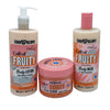 Call of Fruity Shower Bundle Consisting of Body Wash (500ml), Body Scrub (300ml) and Body Lotion (500ml) Wash Scrub and Hydrate Set