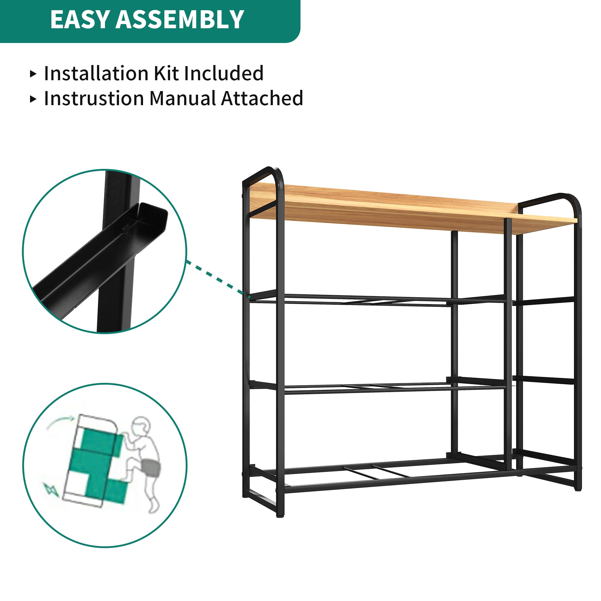 YITAHOME Chest of Drawers, 7-Drawer Storage Organizer Unit for Bedroom Living Room Closet, Sturdy Steel Frame, Easy Pull Fabric Bins & Wooden Top,