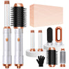 Hair Styler 6 in 1 Airbrush Magic Styler Airstyler Set Hair Dryer Brush with Curl, Straighten, Volumise, Smooth and Hairdryer Brushes for Styling, Hot