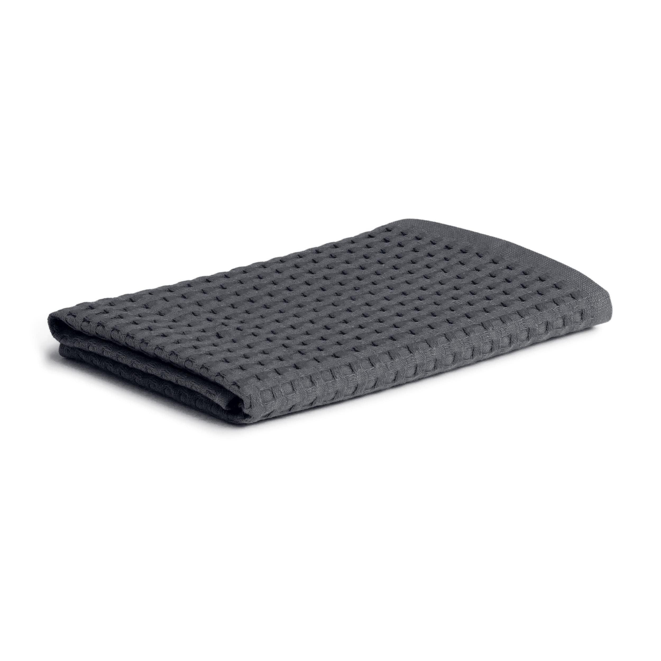 m?ve Piqu?e guest towel 40 x 70 cm made of 100% cotton, graphite