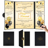 Retirement Gifts for Men Women Black Gold Happy Retirement Guest Book Officially Retired Signing Guestbook Alternative Farewell Going Away Memory