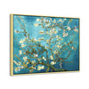 Wieco Art Large Gold Framed Canvas Prints of Almond Blossom by Vincent Van Gogh Paintings Reproduction Post-Impressionism Artwork for Living Room Home