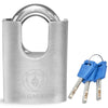 Magmaus? SDL50 [Never-Rust] Outdoor Padlock Heavy Duty Waterproof - [High Security Anti-Cut Shackle] - Ideal for Sheds, Gates, Containers