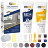 Shower Tray Repair Kit, Hupeyna Tub, Tile and Shower Repair Kit, Bathtub Repair White for Chips Dents Cracks Holes Scratchs, Bath Fix Kit - More