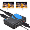 4K 1 in 2 Out HDMI Splitter by OREI - Ultra HD 4K @ 30 Hz 1x2 V. 1.4 HDCP, Power HDMI Supports 3D Full HD 1080P for Xbox, PS4 PS3 Fire Stick Blu Ray