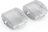 Onlyfire 2-Pack Rotisserie Spit Grill Basket Cage,Stainless Steel/Mini Size 17 * 15 * 9cm,Fits most Charcoal and Gas grills