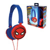 LEXIBOOK, Spider-Man, Stereo Headphones, kids safe volume, foldable and adjustable, red/blue, HP010SP