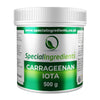 Special Ingredients Carrageenan Iota Premium Quality Food Grade Powder 500g, Suitable for Vegan's & Vegetarian's, Non GMO, Recyclable Plastic