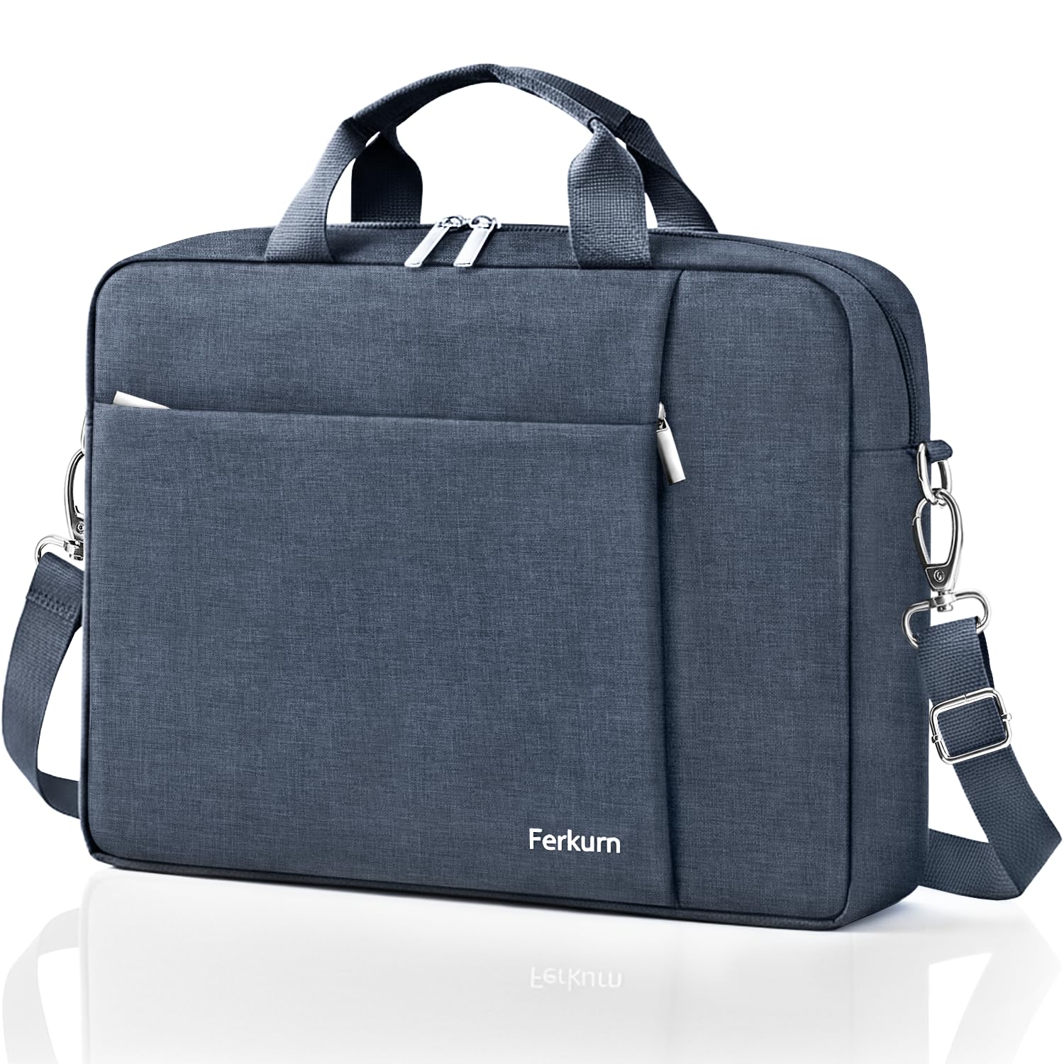 Ferkurn Laptop Bag Case Sleeve 15 15.6 16 inch for Women Men Compatible with 15"/16" MacBook Pro/Air M4/M3/M2/M1, Surface Laptop 6/5/4 Book, XPS 15,