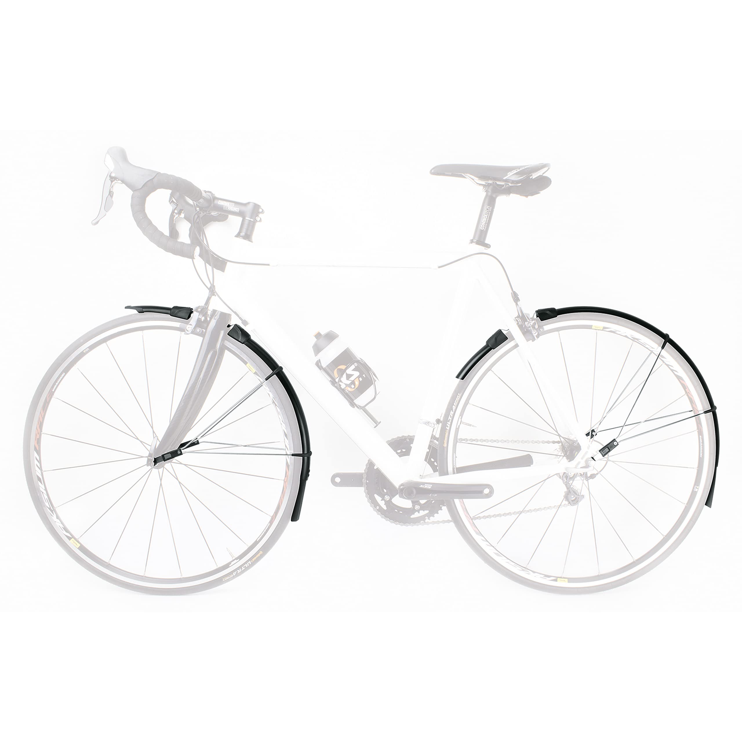 SKS Raceblade Long Mudguard Set: Black
