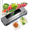 Vacuum Sealer Machine, ESoundvol 6-in-1 Food Vacuum Sealer Machine Built-in Cutter and Visible LED Digital Countdown Display for Dry and Moist Food
