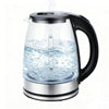 ZHODADA Glass Electric Kettle, 1500 Watt 1.8L Multi-Use Water Kettle with Blue LED, Heat- Resistant Glass, BPA- Free,Stainless Steel Base &