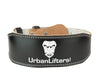 Urban Lifters Weight Lifting Belt. Leather Weight Belt 4" Thickness, thick brass buckles, Padded Back Support & adjustable holes. Gym Belt, Deadlift