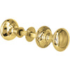IRONTITE? PolishedBrass Rim Knobs for Doors and Victorian Door Knob with Matching Screws (RKB1)