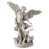 Design Toscano EU1850 St. Michael the Archangel Religious Statue, Gallery, 43 cm, Polyresin, Antique Stone,White