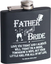 Arora Men's Father of the Bride Hip Flask, Multi-Colour, One Size