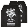 Weighted Vest Plates 5.51/8.81/15.43/20.94LB Pair for Weight Vests, Strength Training, Heavy Workout, Fitness, Running (15.43LB)