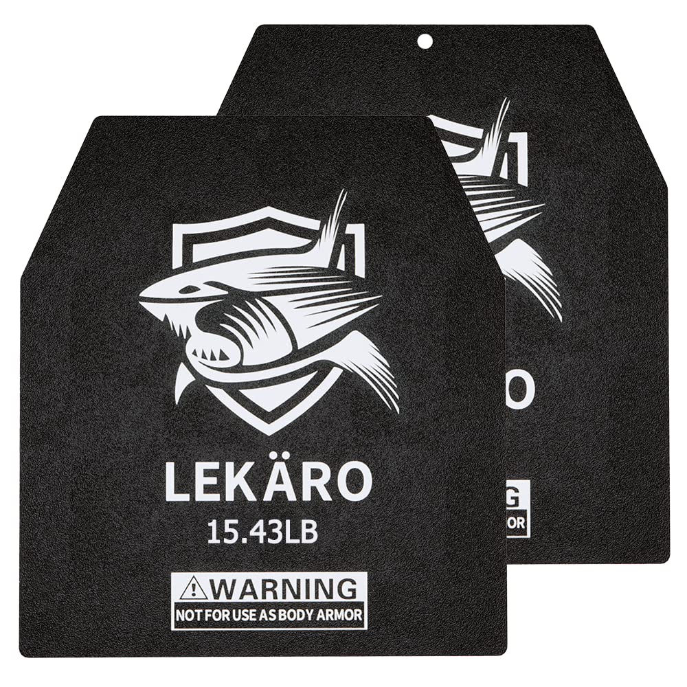 Weighted Vest Plates 5.51/8.81/15.43/20.94LB Pair for Weight Vests, Strength Training, Heavy Workout, Fitness, Running (15.43LB)