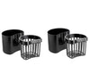MIRTUX Kit of 2 Containers for Used Capsules Compatible with Dolce Gusto Melody 3, Genio and Drop - Original Code: MS-623241- Dolce Gusto Spare Parts