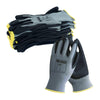 NITREX 270E Work Gloves ? Pack of 10 | Safety Gloves with Enhanced Grip | Protective Workwear for Various Workplace Hazards | Size 8