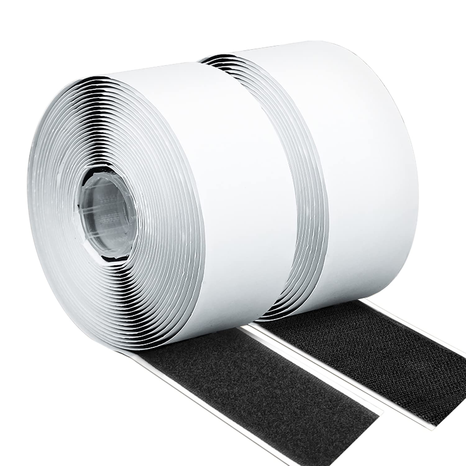 Self Adhesive Hook and Loop Tape,5M X 50 mm Width Heavy Duty Sticky Fastening Tape, Double-Sided Sticky Tape Backed Fastening Tape, Double Sided and