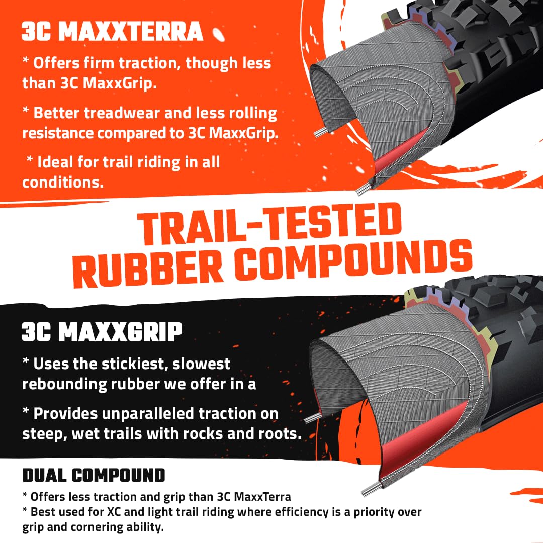 Maxxis Assegai 27.5 x 2.50 WT 60 TPI Foldable 3C MaxxTerra EXO/TR Tyre, Black