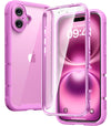 Diaclara Designed for iPhone 16 Plus Case, Full Body Rugged Case with Built-in Touch Sensitive Anti-Scratch Screen Protector, Upgraded [Full Camera