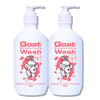 Goat Milk Soap Moisturizing Body Wash Value Duo Pack 16.9 oz - Body Wash to Revive your Skin - Coconut Oil
