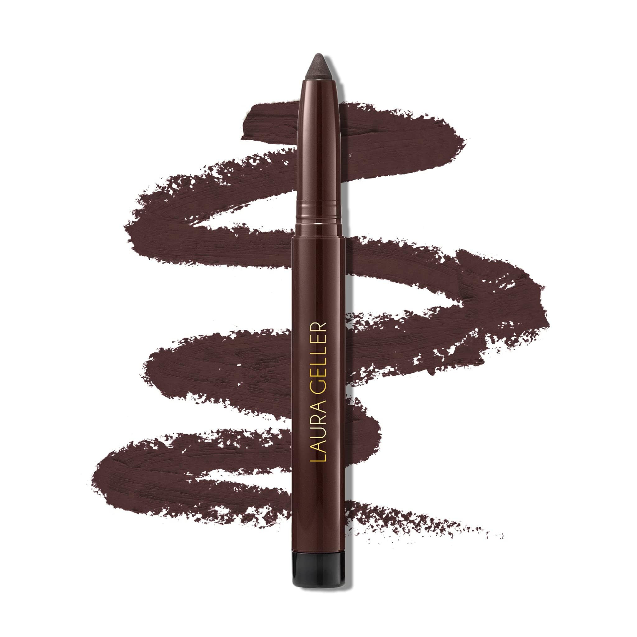 LAURA GELLER NEW YORK Longwear Kohl Kajal Eyeliner Pencil (Smoky Taupe Kohl) Hydrating & Vibrant Eyeliner Pencil With Built in Sharpener For Expert
